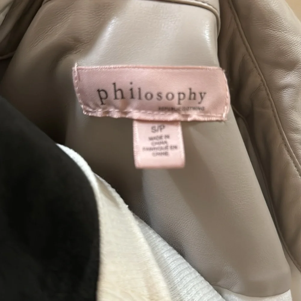 Philosophy size Small taupe color jacket!! - Picture 6 of 6